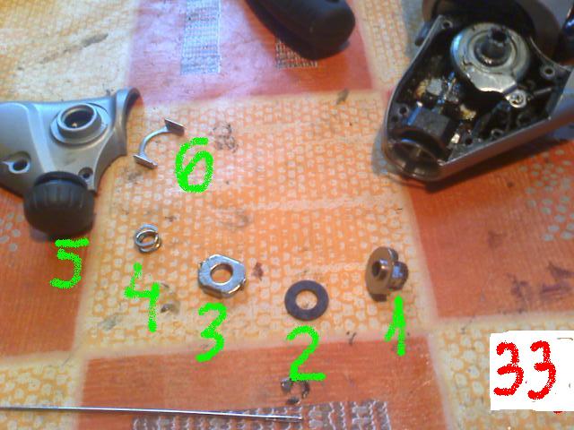 Hamulec kołowrotka, naprawa